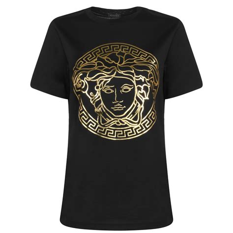 versace woman t shirt|Versace t shirt medusa.